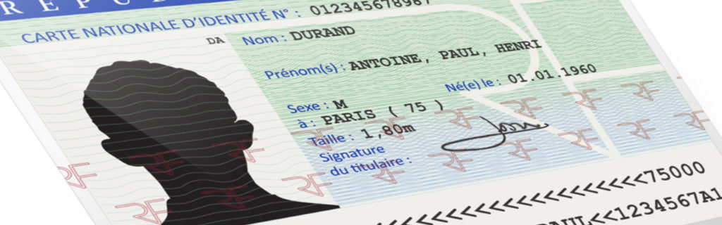 Haut de page carte identité