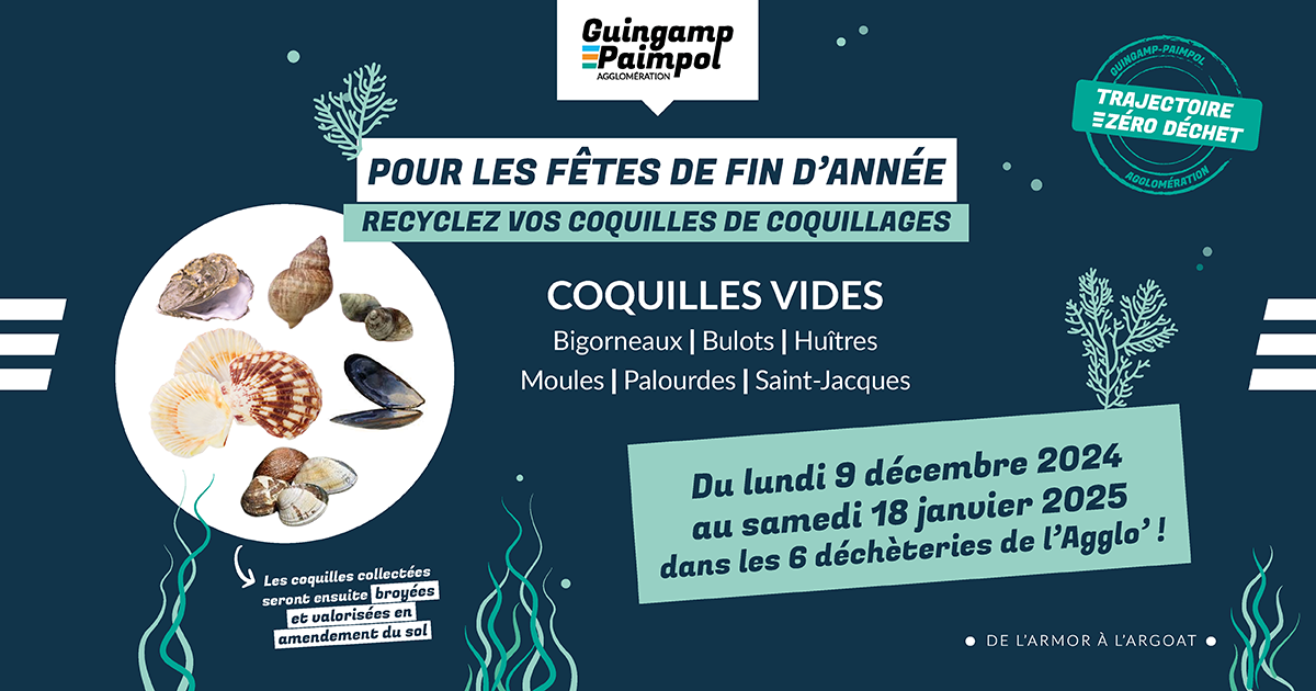 Recyclez vos coquilles de coquillages