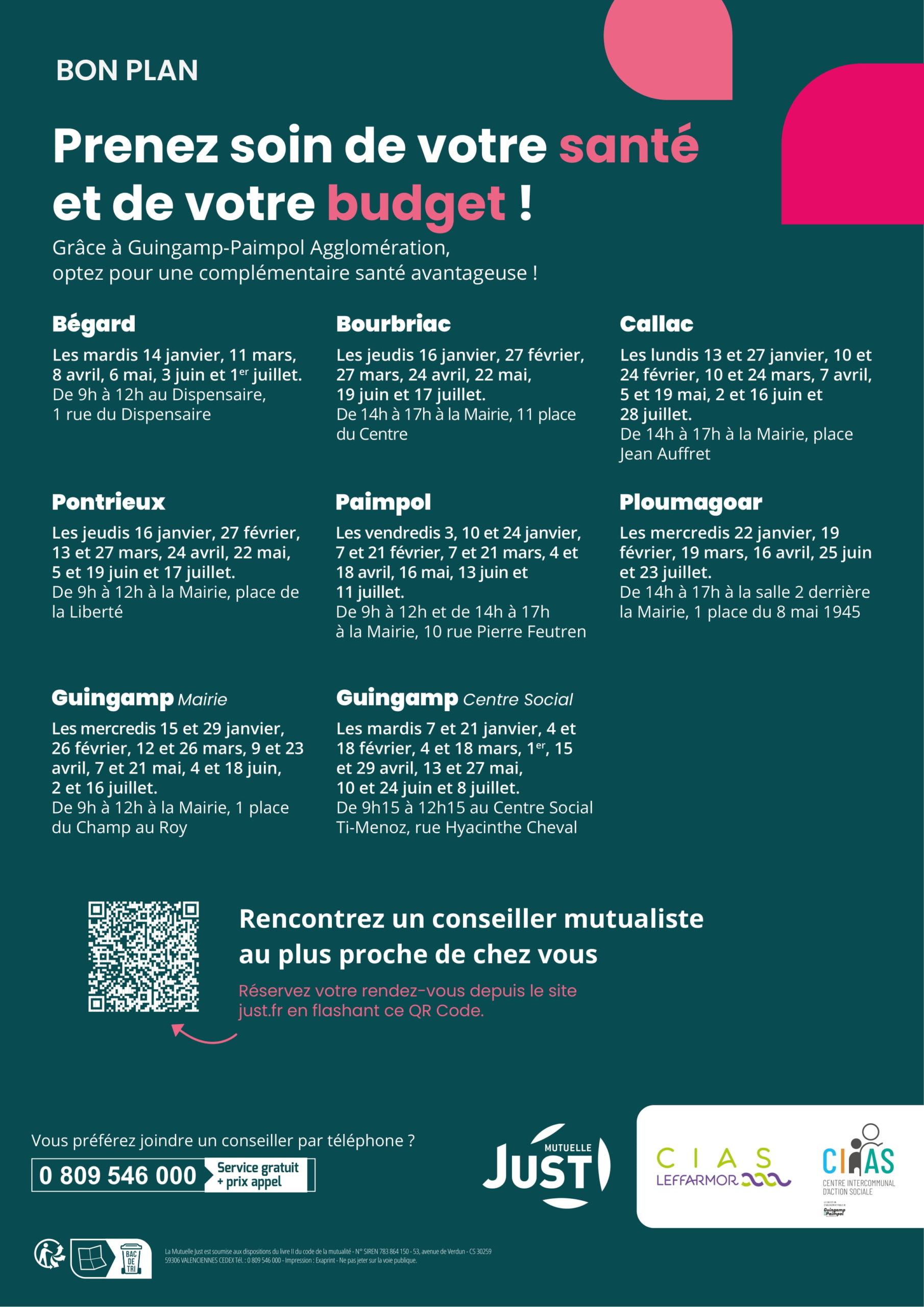 Prenez soin de votre santé et de votre budget !